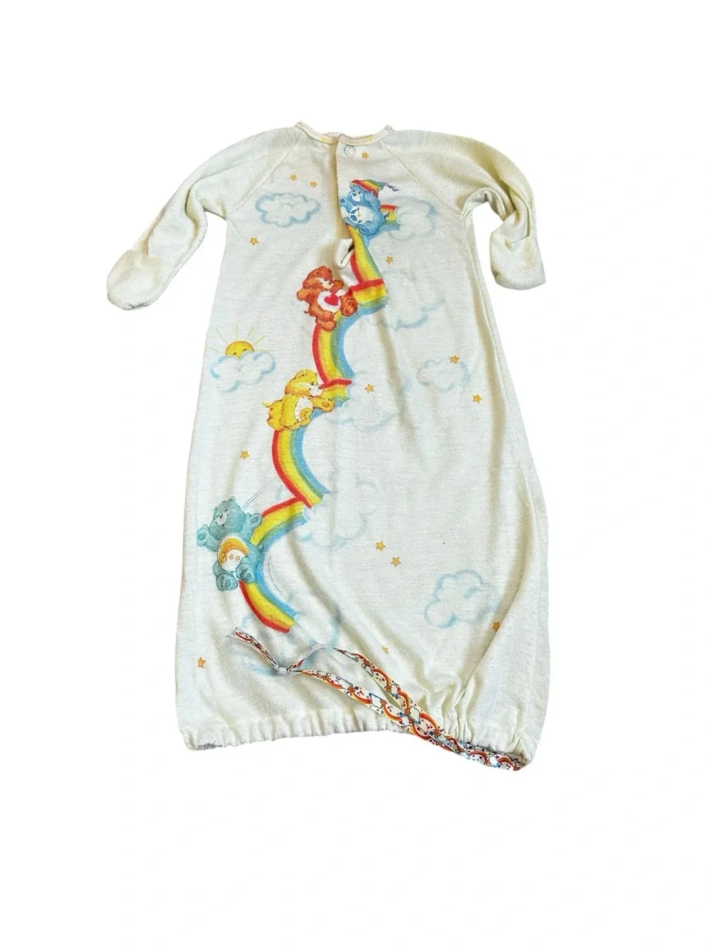 Vintage Carter’s 80s Care Bears Baby Sleeper Sack Layette One Size